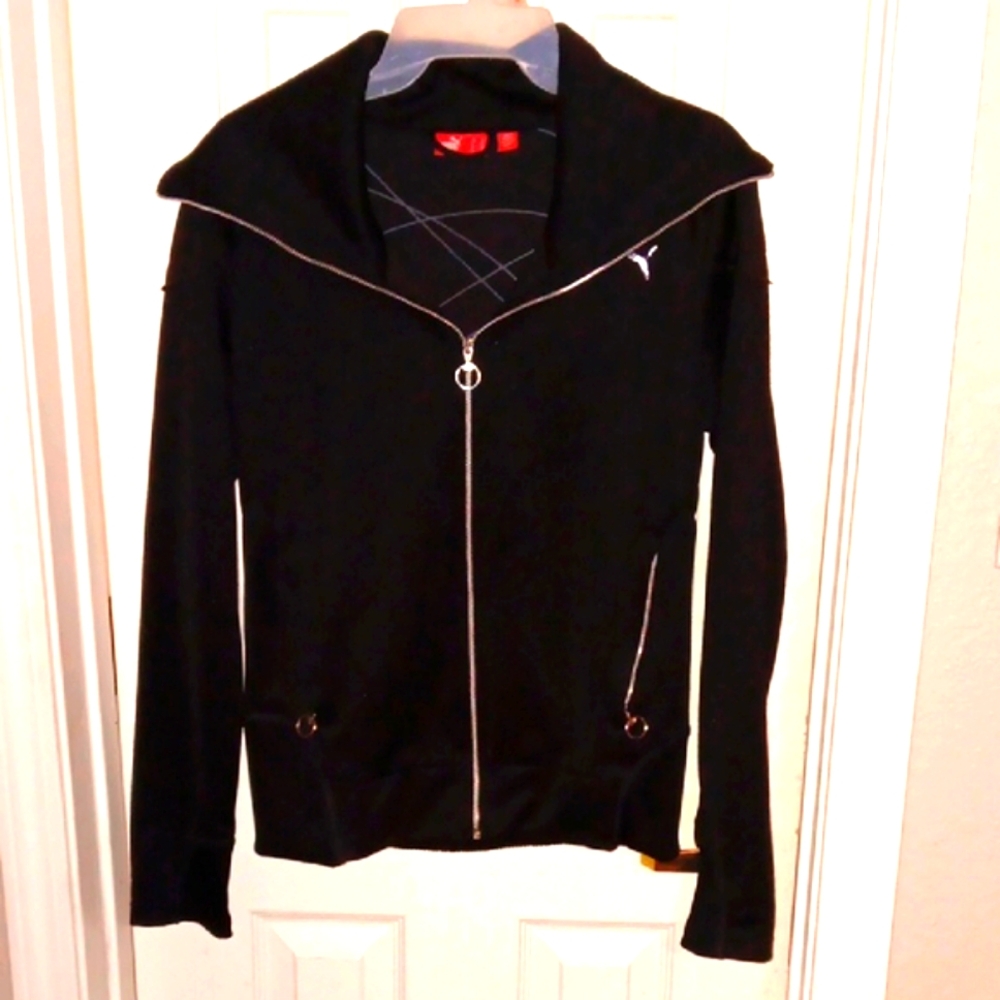 Puma Black Zip-Up Jacket
